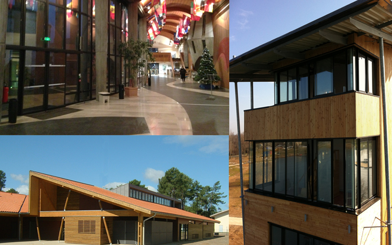 Menuiserie alu porte et fenetre L'entreprise Alumin intervient pour le compte de collectivit&eacute;s, d'Entreprises publiques ou priv&eacute;es, architectes, et &eacute;galement dans le domaine de l'expertise et du conseil.